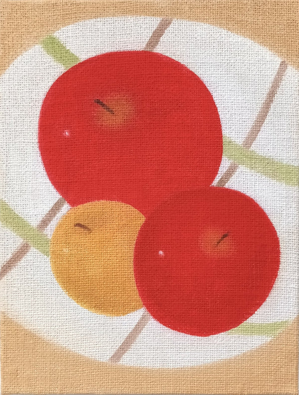 Plate of apples