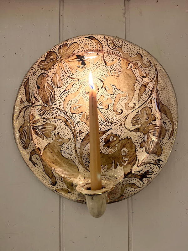 'Beauty and Terror' wall sconce #2