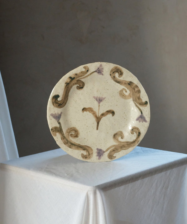 Cornflower Plate, Lilac # 1