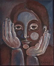 Load image into Gallery viewer, Daydreamer with brown frame (Framed)