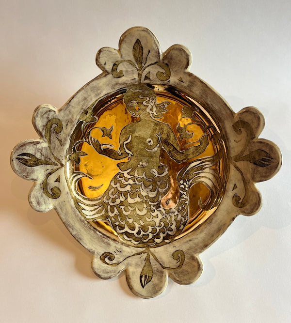'Don't let yourself loose me' trefoil plate