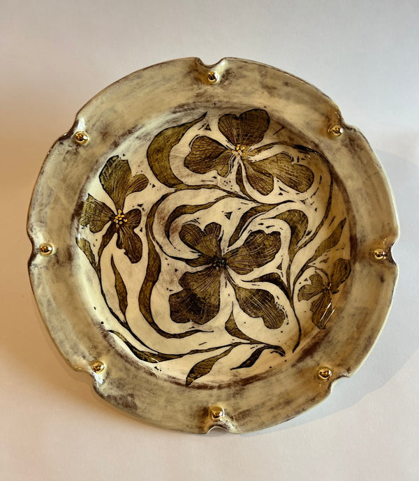 'Flower shadow' plate