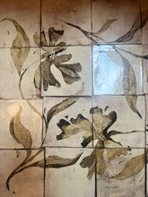 Load image into Gallery viewer, 'Flower shadow' tile mural panel