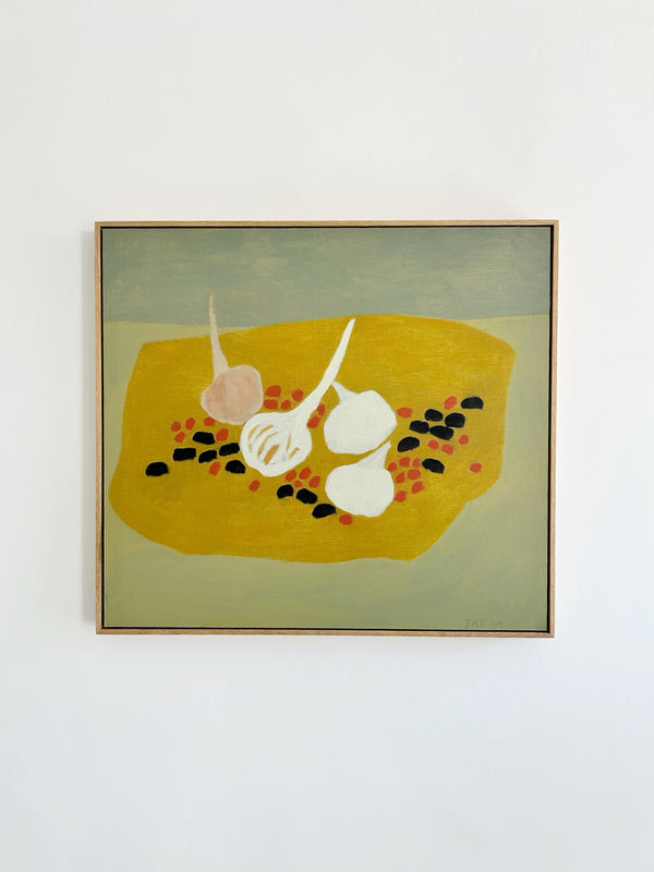 Garlic Platter (Framed)