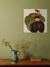 Load image into Gallery viewer, Girl in Green and Black, Hands Clasped