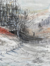 Load image into Gallery viewer, Hafod, December. Triptych