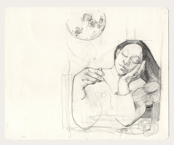 Harvest Moon Pie, Sketchbook study