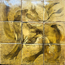 Load image into Gallery viewer, 'Honey beast' small tile panel