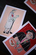Load image into Gallery viewer, Mint Satin Gloves Print