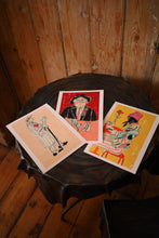 Load image into Gallery viewer, Mint Satin Gloves Print