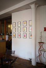 Load image into Gallery viewer, Black Cat On The Floor (Framed)