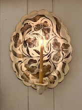 Load image into Gallery viewer, 'Large scollop oval flower' sconce 1