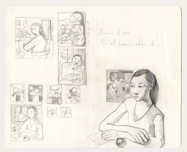 Meals I Remember, Sketchbook study