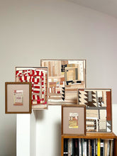 Load image into Gallery viewer, Logs, Triangles, Strips...Oh My! (Framed)