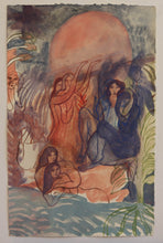 Load image into Gallery viewer, Pink moon rising (Framed)