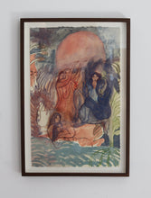 Load image into Gallery viewer, Pink moon rising (Framed)