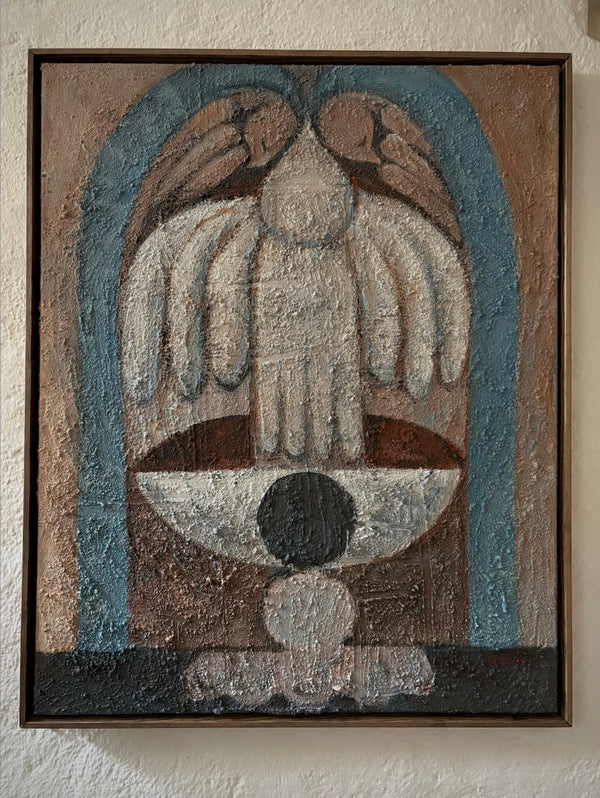 The fountain in Antibes (Framed)