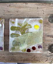 Load image into Gallery viewer, Fern Glazed Tile IV