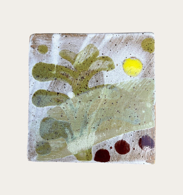 Fern Glazed Tile IV
