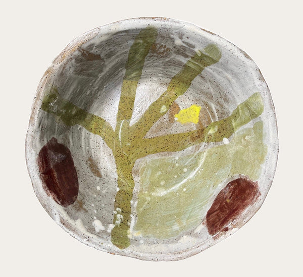 Tree Glazed Bowl
