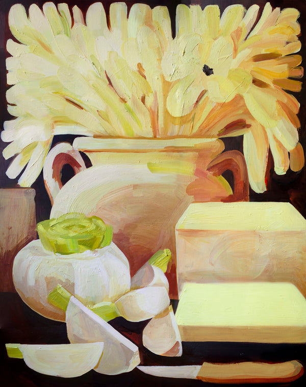 Still Life with Butter and Turnip