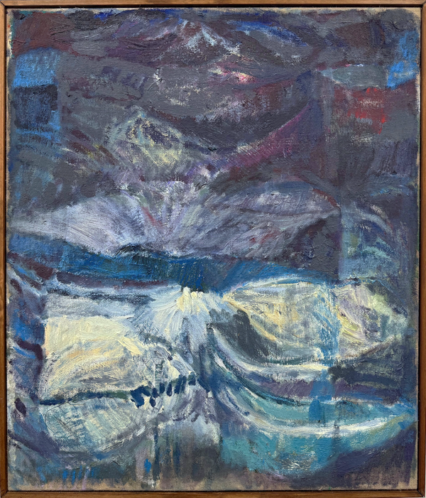 Sunlight wakes up the mountains (Framed)