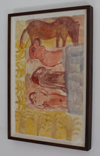 Load image into Gallery viewer, The knight's horse (Framed)