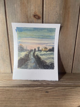 Load image into Gallery viewer, The sun sets in the windows