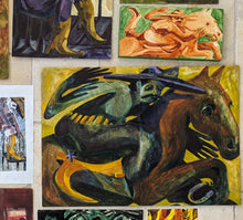 Load image into Gallery viewer, A Red Horse and a Yellow Sky