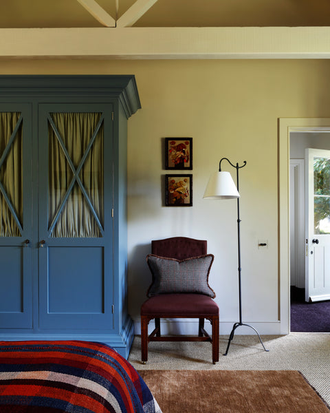 Styled interior design by Christian Bense featuring Sophie Glover framed art for the Partnership Editions Trade Programme.