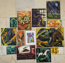Load image into Gallery viewer, Ned in Orange and Green