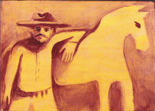 Load image into Gallery viewer, Man with horse in sepia