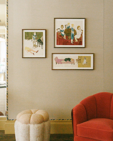 Artwork by Phoebe Howard at the Open Call 2025 exhibition, serving as a preview link for The Standard press feature.