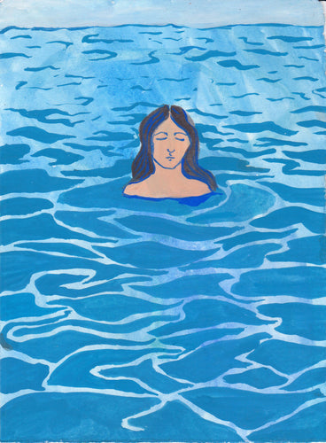 Bather 1 | Cecilia Reeve | Gouache on Paper | Partnership Editions