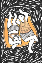 Load image into Gallery viewer, Couple on a Blanket | Nathalie Jolivert | Original Artwork | Partnership Editions