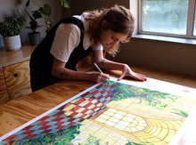 Load image into Gallery viewer, The Greenhouse Print (A1)