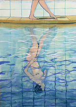 Load image into Gallery viewer, Dancing Poolisde | Cecilia Reeve | Original Artwork | Partnership Editions
