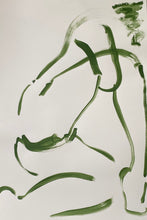 Load image into Gallery viewer, Green Nude 3 | Alexandria Coe | Acrylic on Paper | Partnership Editions