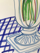 Load image into Gallery viewer, Dahlias on Gingham Table