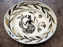Load image into Gallery viewer, Large Mermaid Fish and Moon Platter