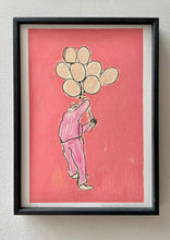 Load image into Gallery viewer, FRAMED Pink Balloon Print