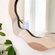 Load image into Gallery viewer, Round Curve Mirror, Natural Tones