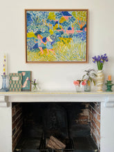 Load image into Gallery viewer, Sisters Run Past the Palms (Framed)