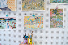 Load image into Gallery viewer, Original artwork by Camilla Perkins in the studio.