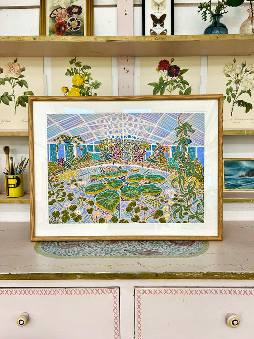 The Water Lily House (Framed)