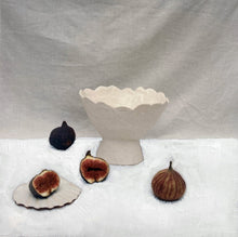 Load image into Gallery viewer, Vase with figs and scallop shell | Lottie Hampson | Original Artwork | Partnership Editions