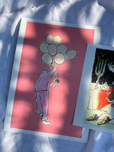 Load image into Gallery viewer, FRAMED Pink Balloon Print