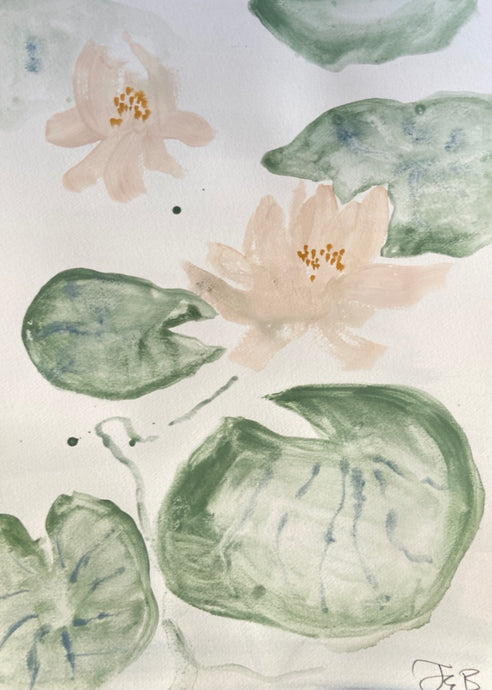 Water Lilies | Julianna Byrne | Original Artwork | Partnership Editions