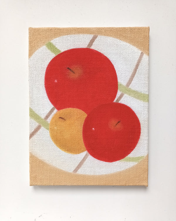 Plate of apples