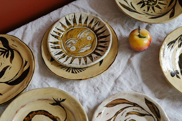 Tiny plate, sun